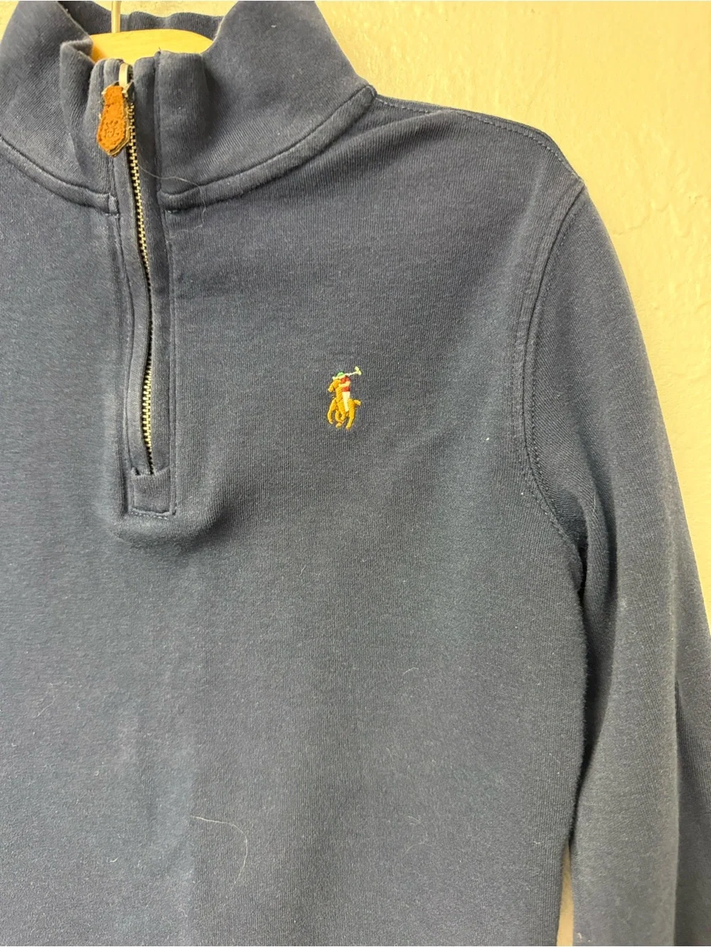 $16 ADD ON Ralph Lauren Boys blue Half Zip‎ pullover Sweater GAP janie and jack